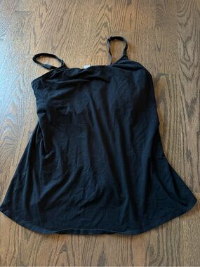 Secret Treasure Black Women's nursing easy release Cami Tank Top size 2X